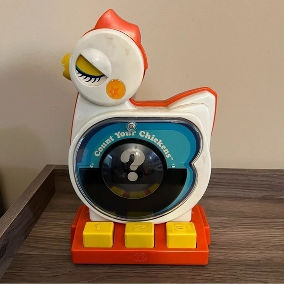 Vintage 1977 Tomy Count Your Chickens Learning Toy Home School Tool Educational - Picture 1 of 12